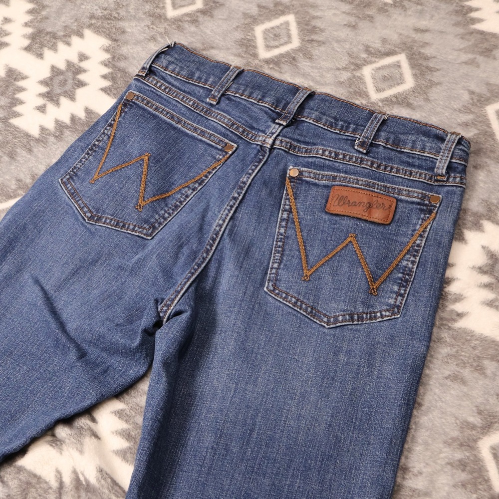 Wrangler Retro Relaxed Boot Jeans 30x34 Blue Cowboy Rodeo
